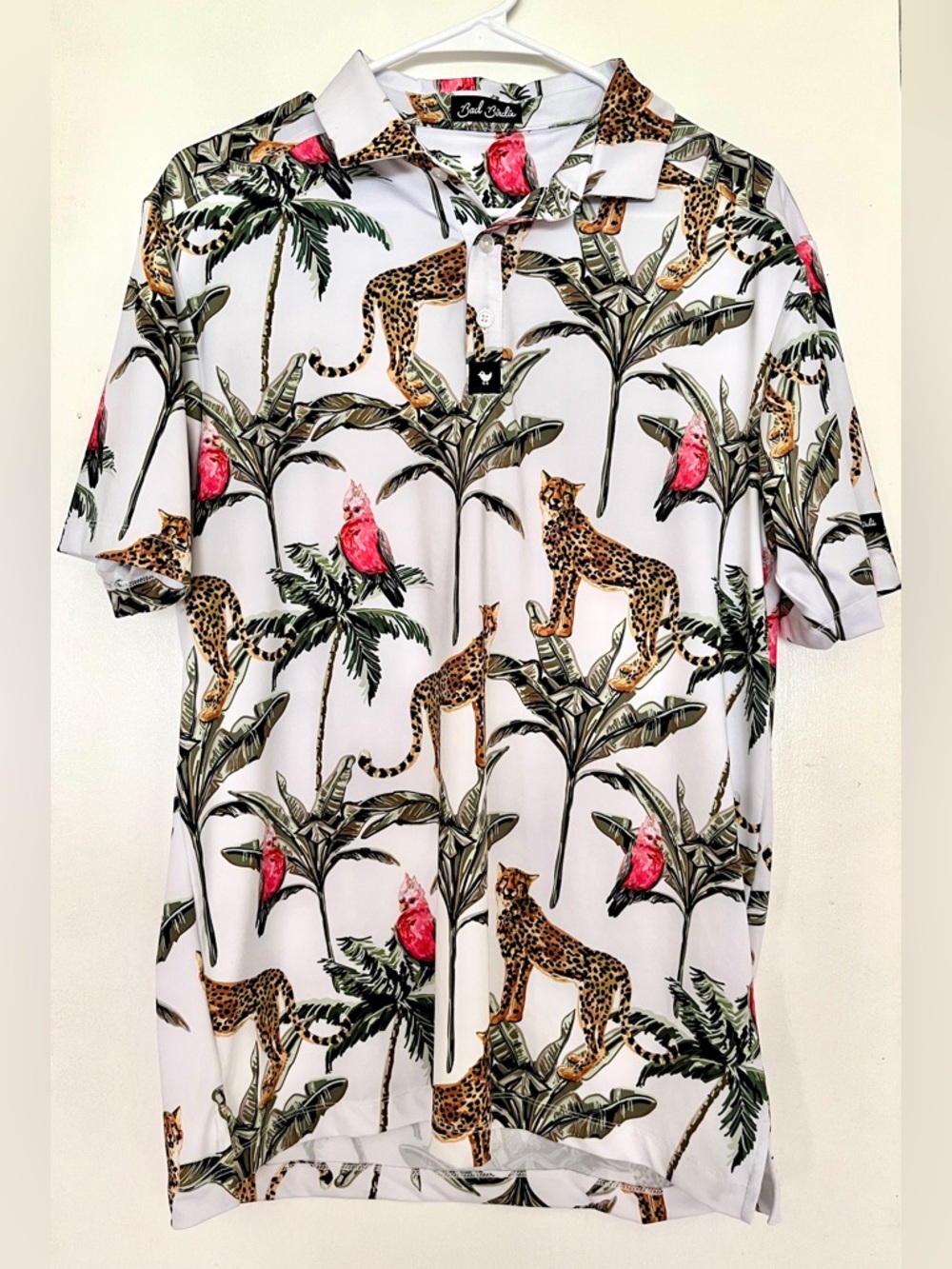 BAD BIRDIE Wildlife Men’s Golf Polo - Picture 8 of 16